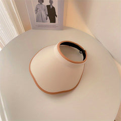 PVC Petal Brim Visor Hat Sunscreen Beach Hat UV Protection Sun Hats Women