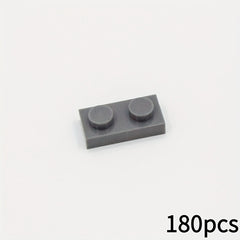 180pcs 1 x 2 Building Blocks Set - MOC 3023 ABS Material