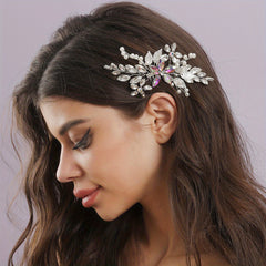 Crystal Hair Comb Head Jewelry Side Comb Bridal Wedding Hair Accessories
