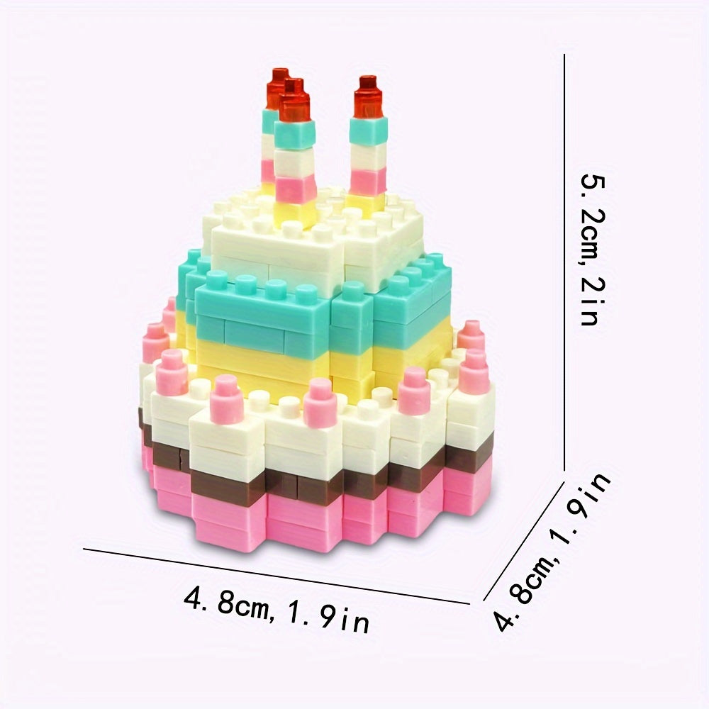 Cake Building Blocks DIY Model Toys Gift