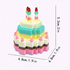 Cake Building Blocks DIY Model Toys Gift