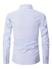 Men's Classic Button Up Shirt for Business Occasion