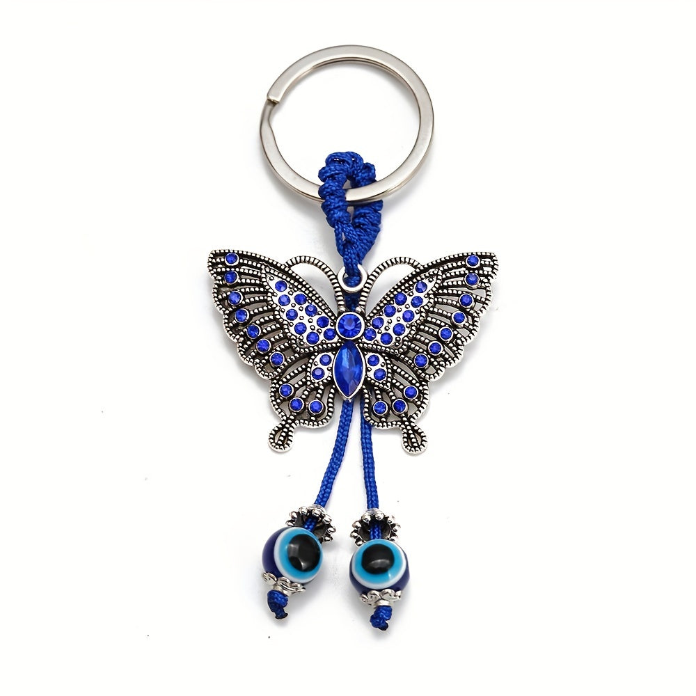 Butterfly Metal Keychain Bag Purse Backpack Pendant
