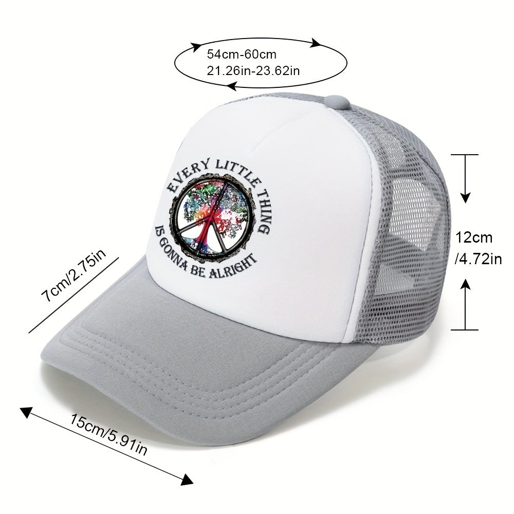 Outdoor Baseball Cap Mesh Breathable Sunshade Adjustable High Mesh Dad Cap