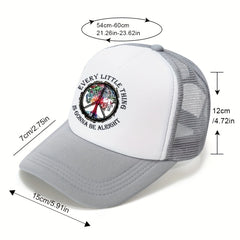 Outdoor Baseball Cap Mesh Breathable Sunshade Adjustable High Mesh Dad Cap