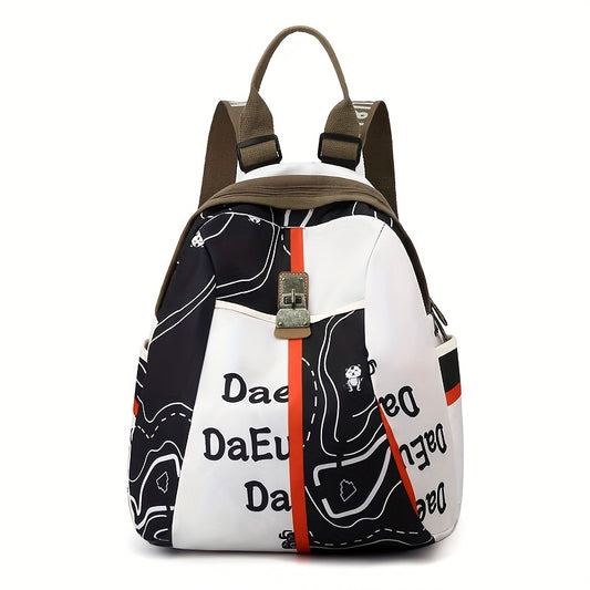 Large Capacity Printed Sports Backpack for Outdoor Camping Travel