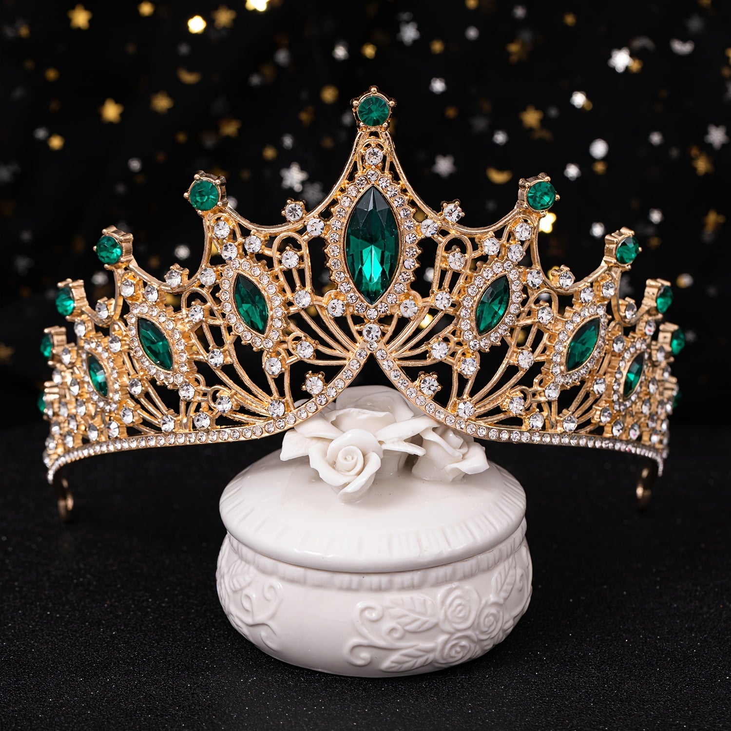 Rhinestone Crown Headband Wedding Bridal Hairband Party Tiara Decorations