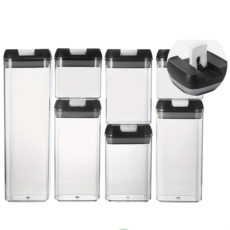 Square Food Storage Containers Airtight Jars Moisture-proof