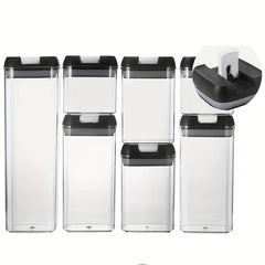 Square Food Storage Containers Airtight Jars Moisture-proof