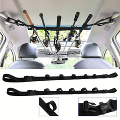 2pcs Car Fishing Rod Straps Car Organizer Car Road Holders In car Fixed