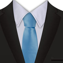 Men's Solid Pure 2 36 Plain Formal Ties Narrow Tie