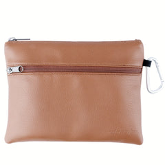 1pc Golf Bag Portable Multifunctional Tool Bag PU Waist Bag with Carabiner