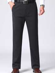 Men's Formal Solid Dress Pants Spring Fall Business