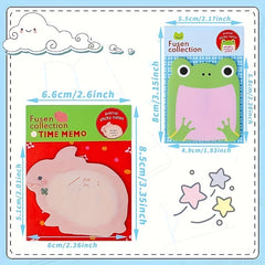 8pcs set Animal Sticky Notes For Fridge Office School Memo 8 Styles