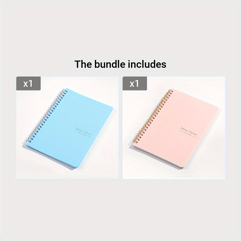 A5 Weekly Plan Book - Daily Plans, To Do Lists, Habit Trackers
