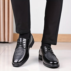Men's Lace Up Derby Shoes Wear resistant Non Slip Formal Shoes