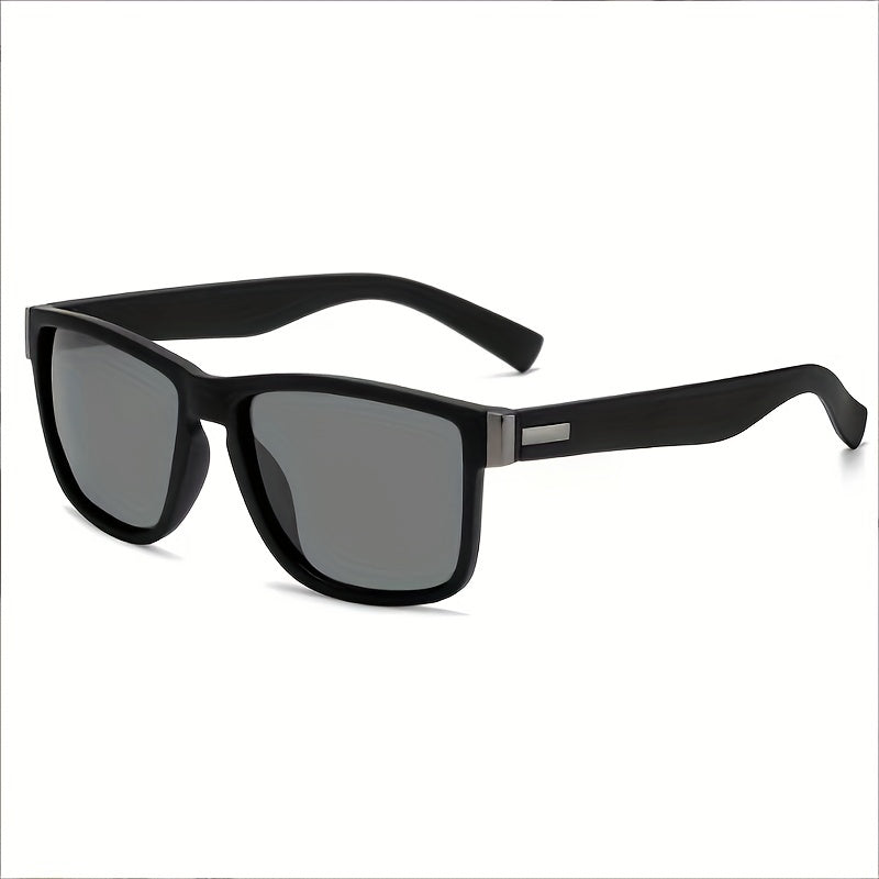 Men's Vintage Polarized Sunglasses Retro Square Frame Mixed Sun Glasses