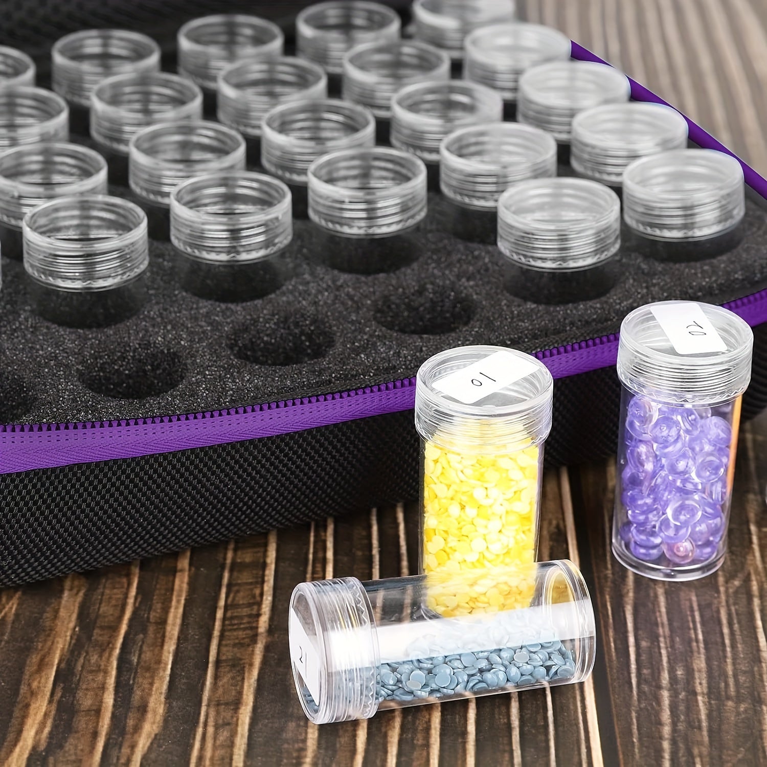 5D Diamond Painting Storage Kit with Tools DIY Crafts Beads Carry Case
