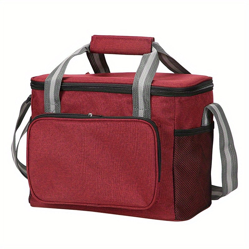 Large Capacity Picnic Insulation Bag Portable Lunch Bag Thickened Oxford Cloth