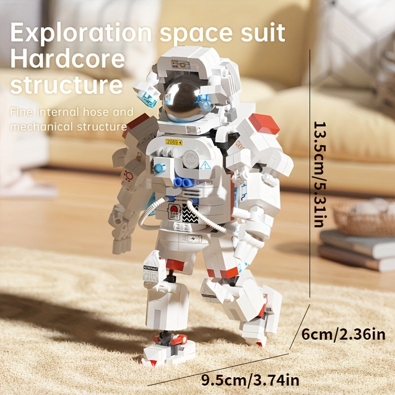 1000 pcs Astronaut Building Blocks Set Mixed Space Explorers Durable ABS Resin
