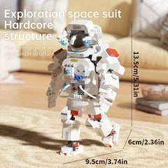 1000 pcs Astronaut Building Blocks Set Mixed Space Explorers Durable ABS Resin
