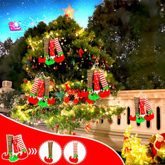 Elf Feet Doll Ornaments Christmas Tree Decorative Pendant