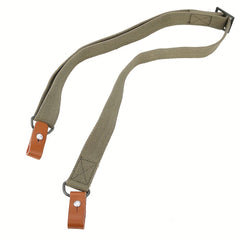 Adjustable 2 Point Strap Rope Cowhide Leather Belt Strap