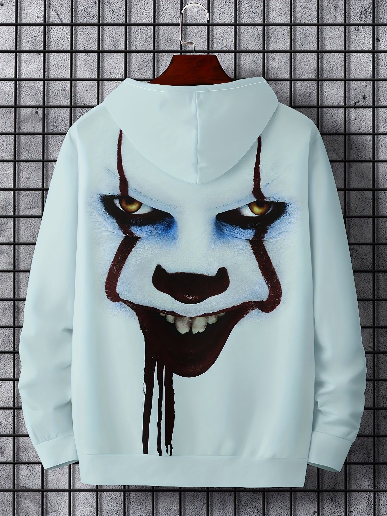 Graphic Hoodie Men's Casual Loose Pullover