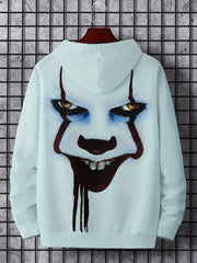Graphic Hoodie Men's Casual Loose Pullover