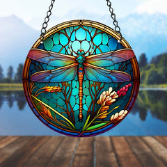 Dragonfly Window Hanging - Magical Home Decor Touch