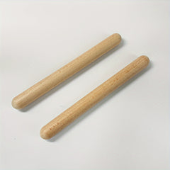 2pcs Orff Musical Instrument Natural Drum Stick Rhythm Resonance Stic