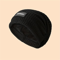 English Letter Water Ripple Casual Pullover Hat