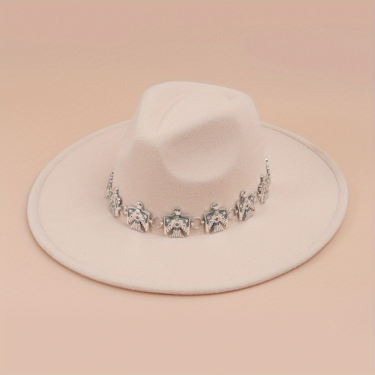 Boho Hatbands Cowboy Hat British Style Jazz Fedora Hats Men Women