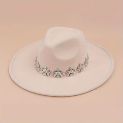 Boho Hatbands Cowboy Hat British Style Jazz Fedora Hats Men Women