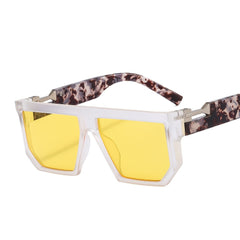 Vintage Ladies Oversized Square Sunglasses Sun Protection