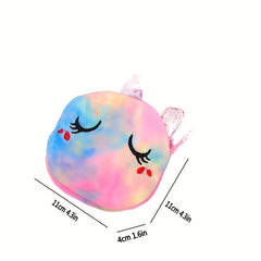 Cartoon Unicorn Coin Purse Wallet Crossbody Bag for Kids