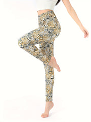 Leopard Print Fitness Leggings for Women