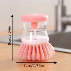 Automatic Liquid Adding Pot Washing Brush - Easy Cleaning for Kitchen