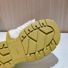 Women's Rose Flower Embossed Platform Sneakers