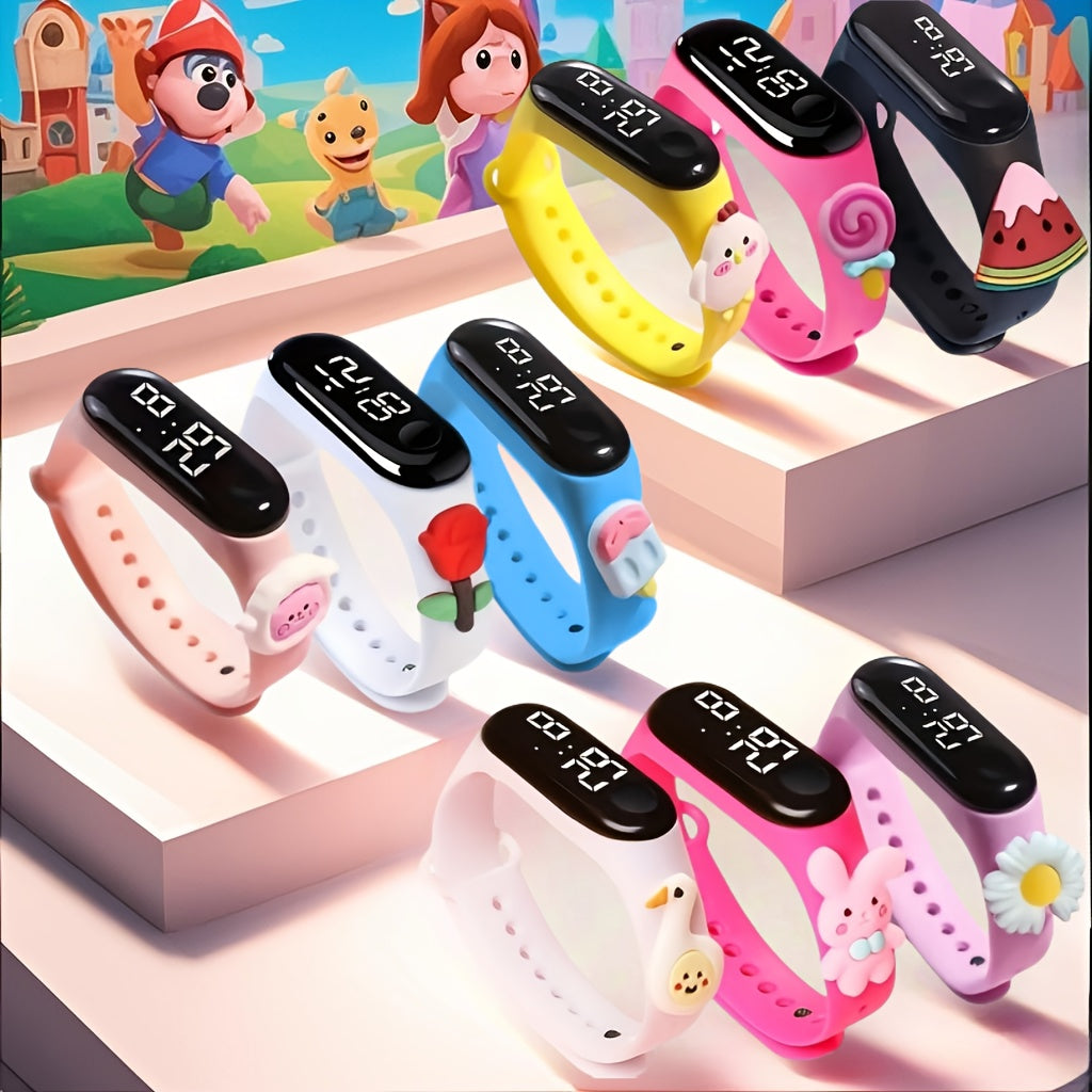 3pc Smart LED Watch Set with Holiday Greetings