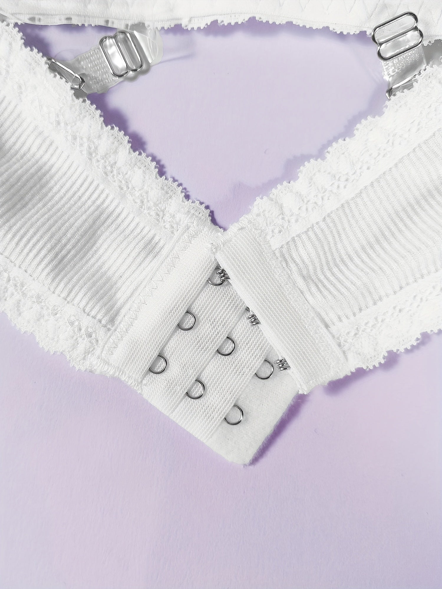 Women's Wireless Bra with Lace Trim
