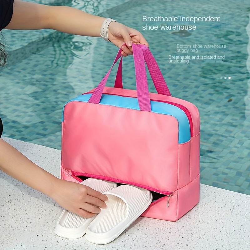 Dry & Wet Separation Swimming Toiletries Bag