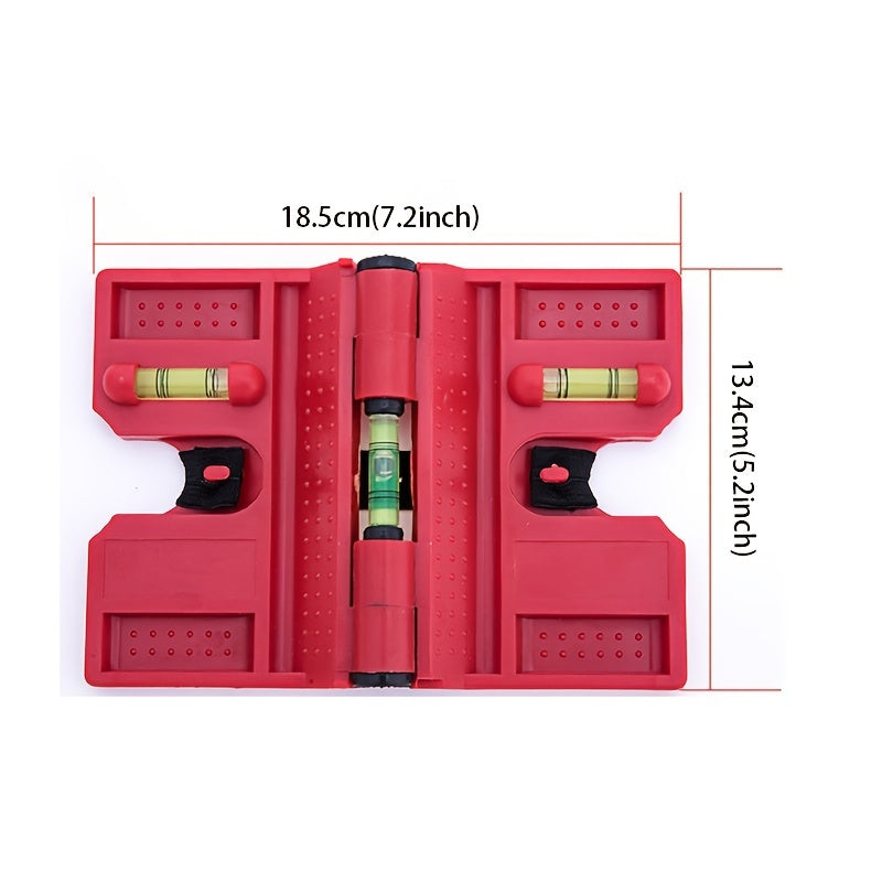 Adjustable Tubular Angle Ruler - High Precision Plastic Leveling Ruler
