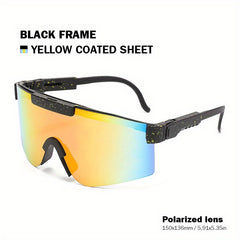 Men's Polarized Sports Sunglasses Windproof Cycling Glasses