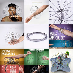 2pcs Magic Wristband Flow Ring Relax Tool