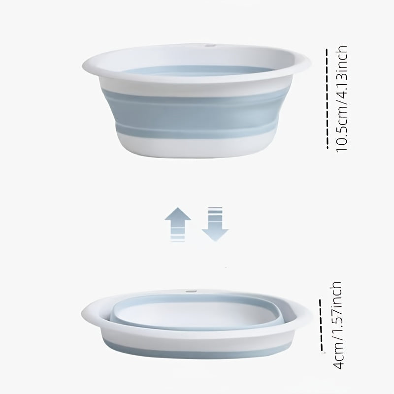 Portable Folding Basin Square Home Outdoor Wash Basin