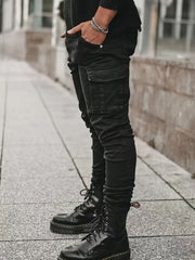 Mens Casual Cotton Jeans With Pocket
