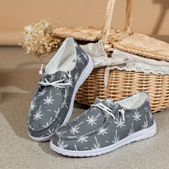 Women's Lace Up Hollow Platform Boat Shoes Lightweight Summer Outdoor Shoes