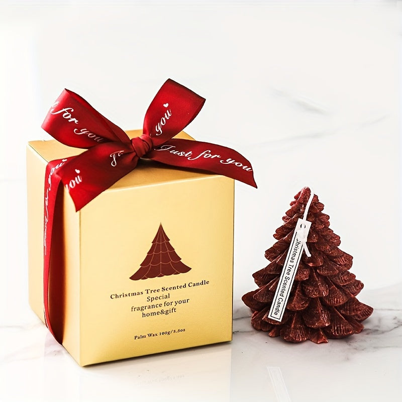 Christmas Tree Aromatherapy Candle for Home Decoration