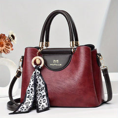 PU Leather Handbag Large Capacity Shoulder Bag